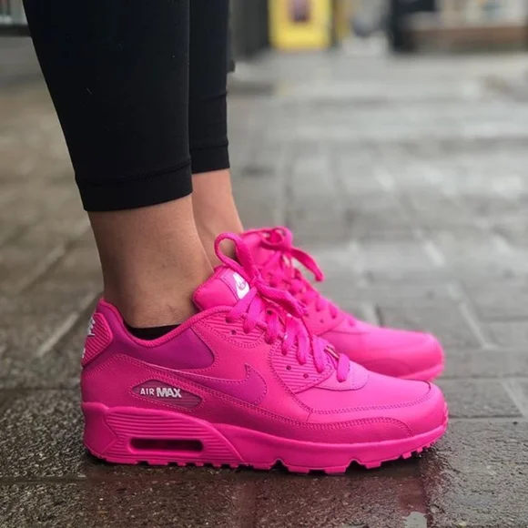 NIKE AIR MAX 90S PREMIUM PINK/FUCHSIA WOMEN'S US SIZE 6.5 NEW IN BOX - Picture 15 of 15